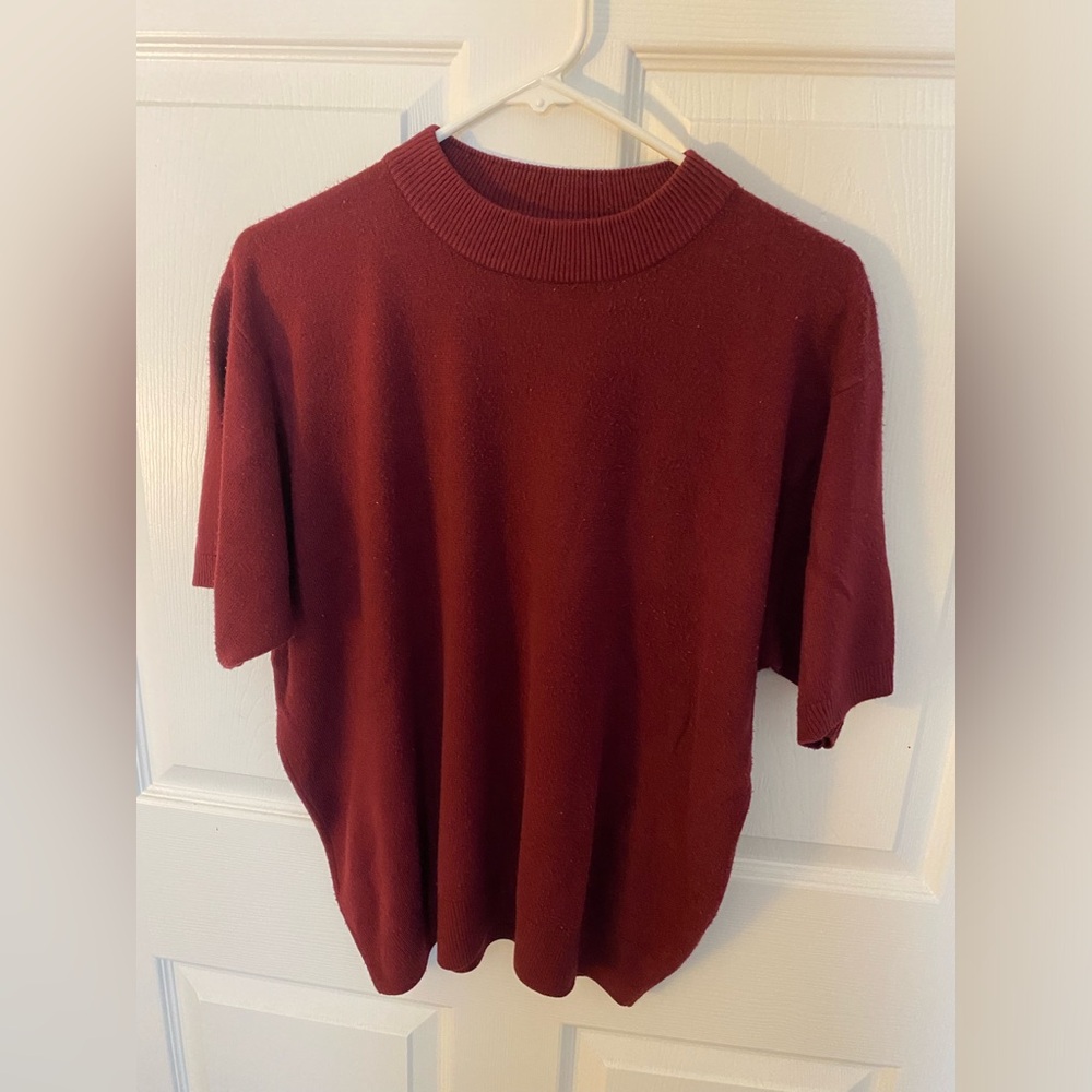 Sag Harbor short sleeve sweater